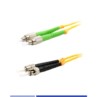 kaufen ST/UPC zu ST/APC Single Mode Fiber Patch Cord Duplex LSZH 3m 2,0mm Hochwertige on-line-Fertigung