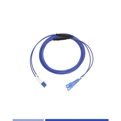 kaufen Gepanzerte Fiber Patch Cord für den Außenbereich Single-Mode Duplex 1m LSZH Jacket stabiler Betrieb on-line-Fertigung