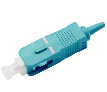 kaufen OM3 Multimode SC UPC Faserverbindung Simplex 0,9mm Glasfaserverbindung on-line-Fertigung