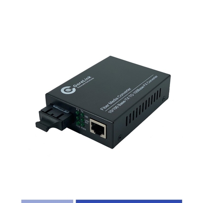 kaufen Glasfaser-Medienkonverter 10/100 Mbit/s Singlemode SMF Dual SC 1310 nm 20 km on-line-Fertigung