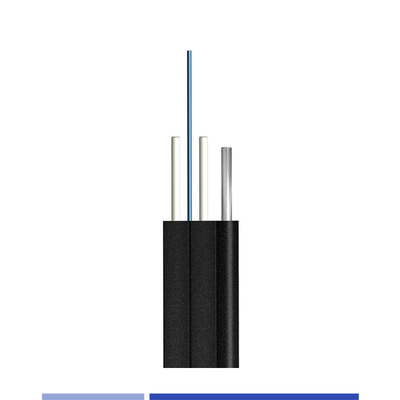 kaufen LSZH Außenfaseroptikkabel 2 Außenfaser Dropkabel Einzelmodus 9/125 G657A1 on-line-Fertigung