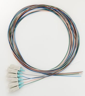 Kaufen 6 Fasern SC/UPC OM3 LWL-Pigtail Aqua Boot LSZH 1m on-line-Fertigung