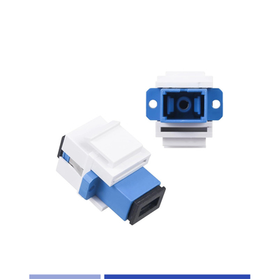 kaufen Fiberoptischer Keystone Jack Adapter SC UPC Einzelmodus-Simplexoptischer Kopplung on-line-Fertigung