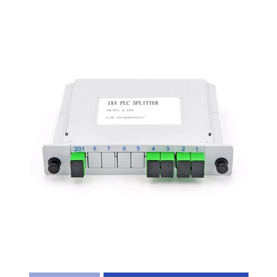 kaufen Kompakter 1x4 PLC Splitter Einzelmodus SC APC Hochpräzision Leichtgewicht on-line-Fertigung
