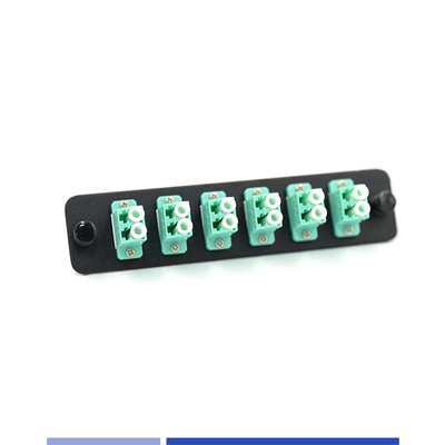 kaufen 6 Port Duplex LC Fiber Adapter Panel Hochgenauigkeit Außenfaser Patch Panel on-line-Fertigung