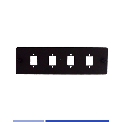 kaufen 4 Port Fiber Adapter Plate LC/SC Glasfaser Patch Panel entladen hohe Präzision on-line-Fertigung