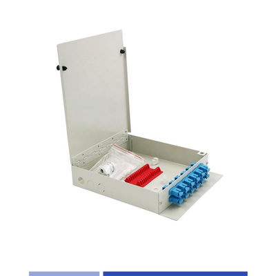 kaufen 12-Port-Glasfaser-Verteilerbox mit kaltgewalzter Stahlkonstruktion für Wandmontage on-line-Fertigung