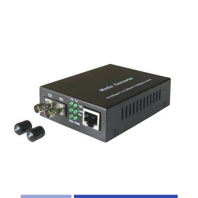 kaufen Medienfaserkonverter 10/100Mbps Einzelmodus SMF 1310nm Dual ST 20KM on-line-Fertigung
