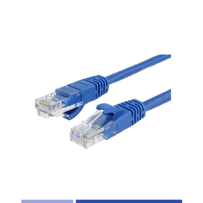 kaufen UTP 24AWG Stranded Cat6 Patch Cord PVC 1m Kupferpatch Cord Blau on-line-Fertigung