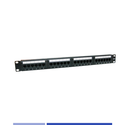 kaufen Nicht abgeschirmtes Cat6 24 Port Patch Panel 1U Rack mit Kabelmanager on-line-Fertigung