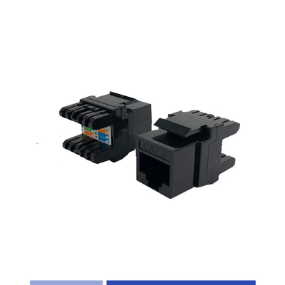kaufen GoreLink Cat6 Keystone Jack 180 Grad Schwarz Netzwerk Telekommunikationszubehör on-line-Fertigung