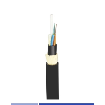 24-Kern ADSS Glasfaserkabel Singlemode OS2 Doppelmantel Spannweite 100m PE