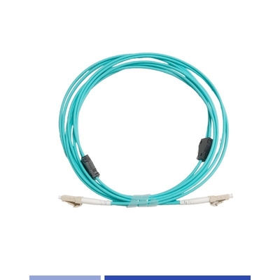 Multimode OM3 gepanzerte Glasfaserpatch Cord Duplex 1m LSZH Jacket Lc bis Lc Glasfaserkabel