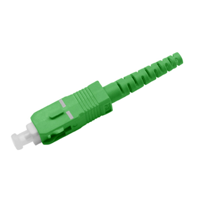 Einzelmodus SC APC Glasfaserverbindung Simplex 2,0 mm Stiefel