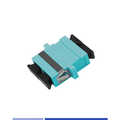 Glasfaseradapter OM3 SC UPC Duplex-Optikkopplung mit Flansche