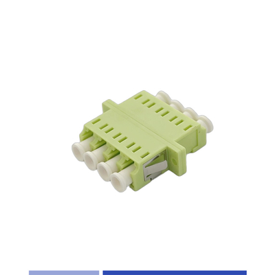 Glasfaseradapter OM5 LC UPC Quad-Optical Coupler mit Flansche