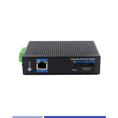 Industrieller Medienfaserkonverter 10/100/1000M mit 2 RJ45-Anschlüssen
