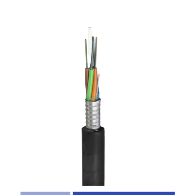 96-Kern-Glasfaserkabel für den Außenbereich, Singlemode 9/125µm, armiert, PE GYTS-Rohrkabel